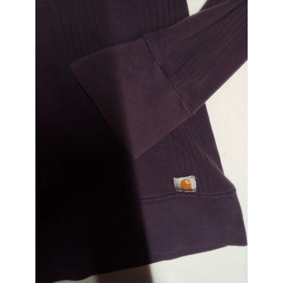 Women's Carhartt Long Sleeve Purple Shirt Size Medium Spots See Pictures - Picture 12 of 16
